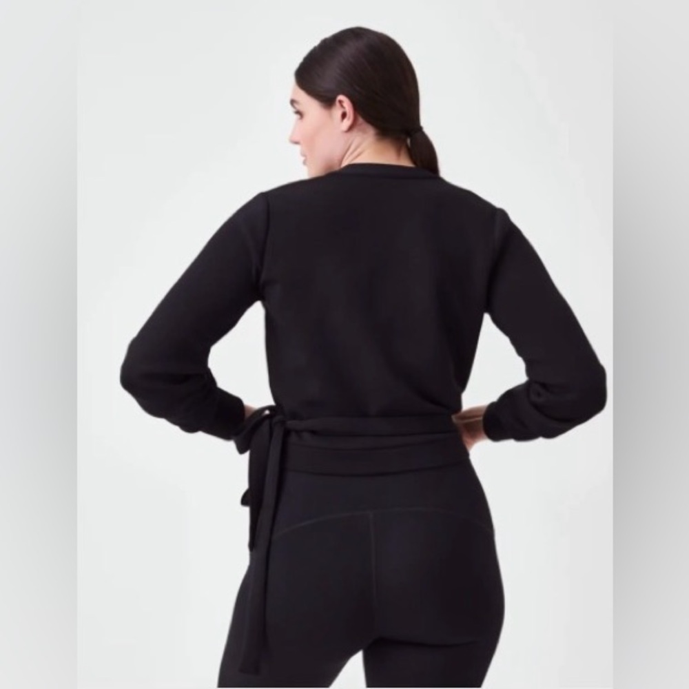 Spanx Women’s Air Essential Ballet Wrap Black Size Small - Picture 5 of 12